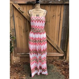 Minuet Maxi Dress Spaghetti Strap Sleeveless Pink Spring Summer Long